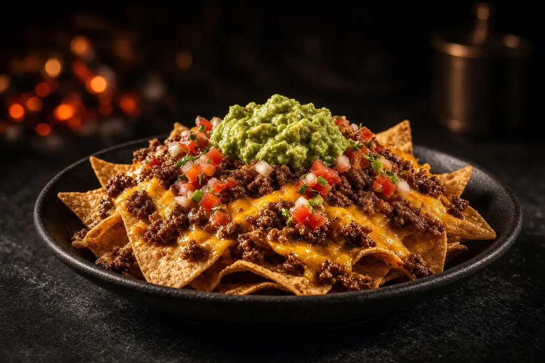 Nachos de carne